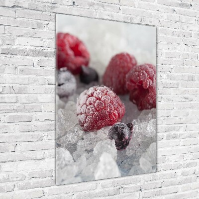 Acrylic print Frozen fruit