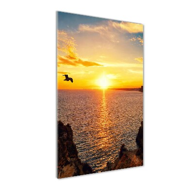 Wall art acrylic Sunset sea