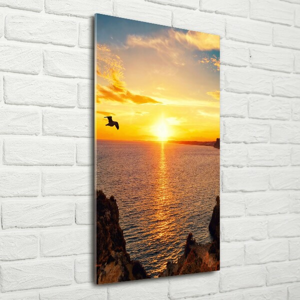 Wall art acrylic Sunset sea