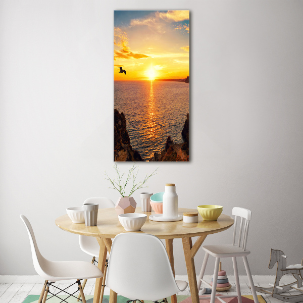 Wall art acrylic Sunset sea