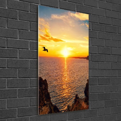 Wall art acrylic Sunset sea