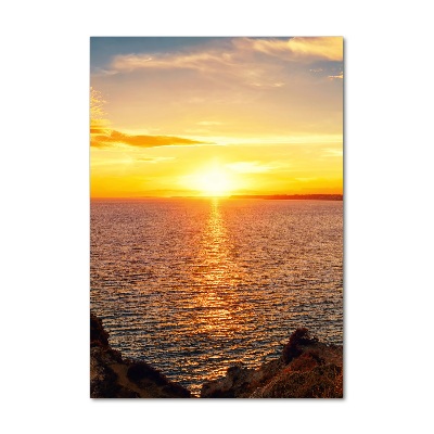 Wall art acrylic Sunset sea