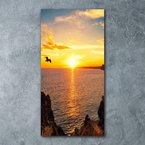 Wall art acrylic Sunset sea