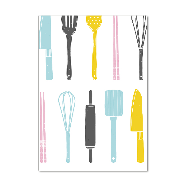 Acrylic print Kitchen tools