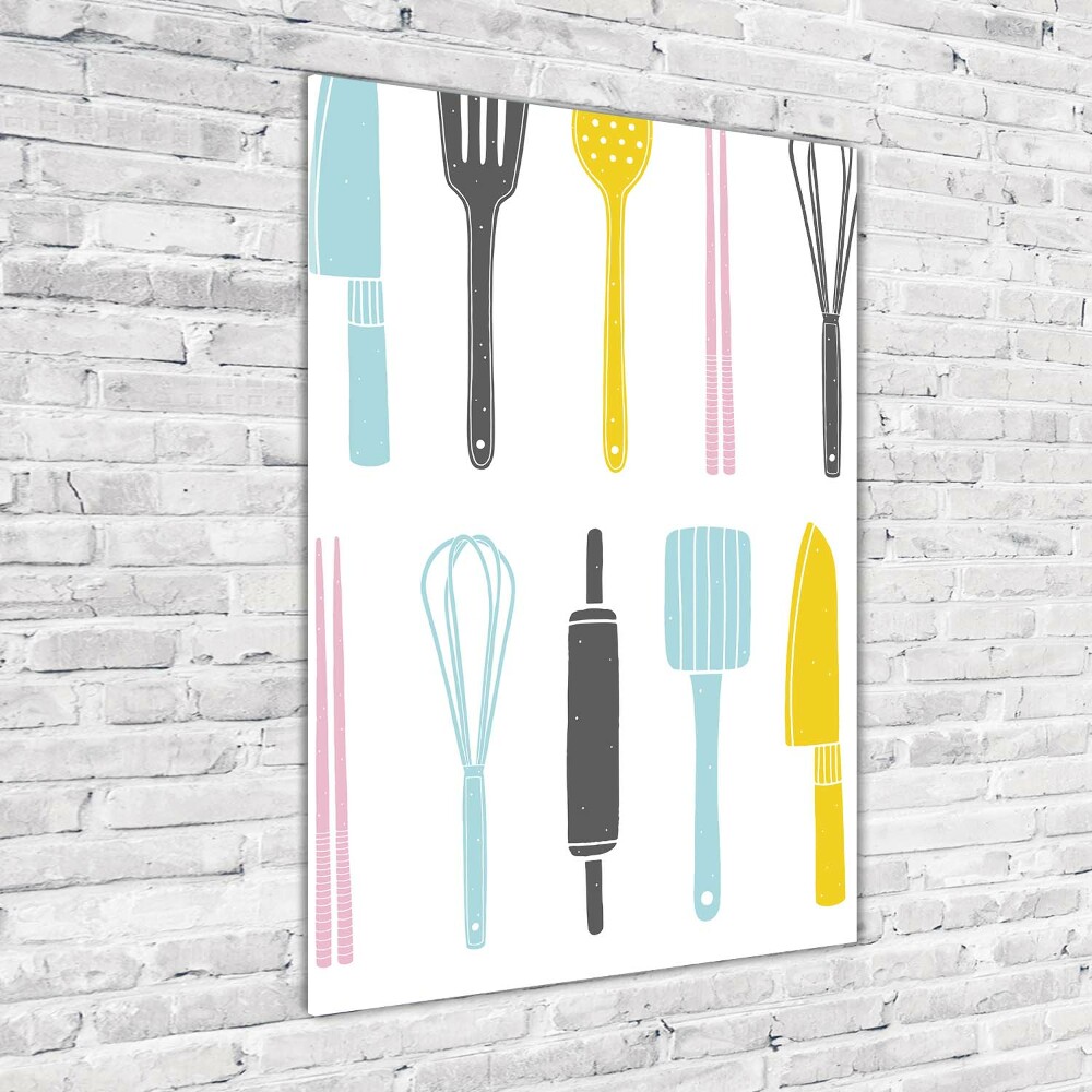 Acrylic print Kitchen tools