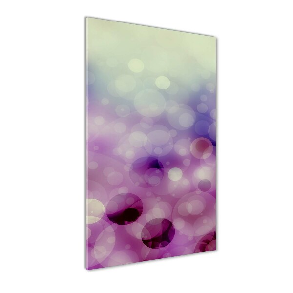 Acrylic wall art Purple wheels