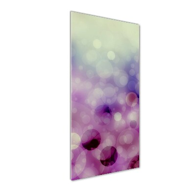 Acrylic wall art Purple wheels