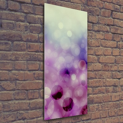 Acrylic wall art Purple wheels