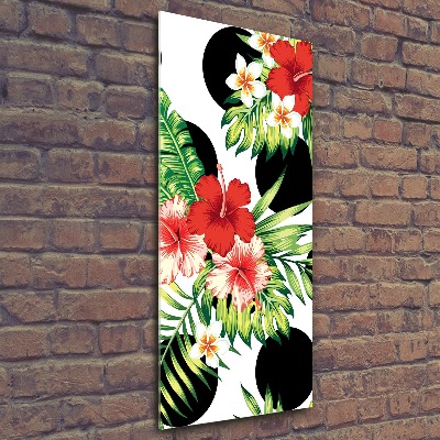 Print on acrylic Hawaiian pattern