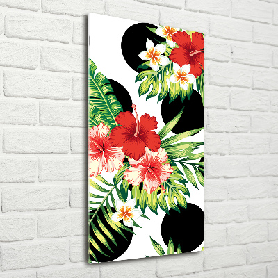 Print on acrylic Hawaiian pattern