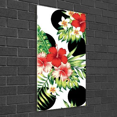 Print on acrylic Hawaiian pattern