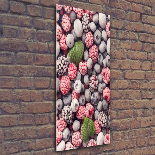 Acrylic print Frozen fruit