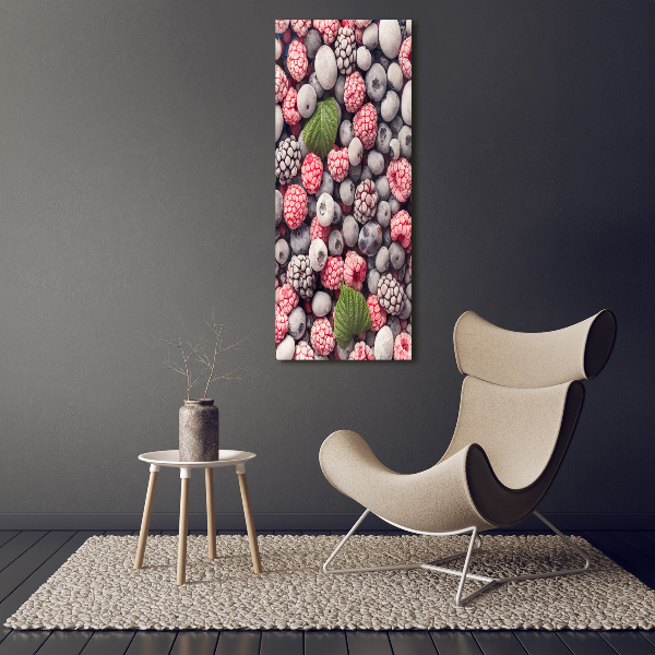 Acrylic print Frozen fruit