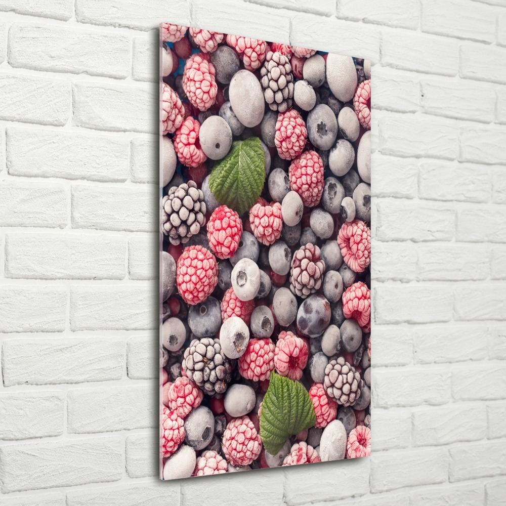 Acrylic print Frozen fruit