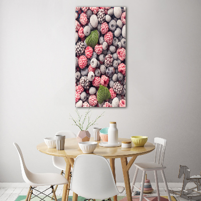 Acrylic print Frozen fruit