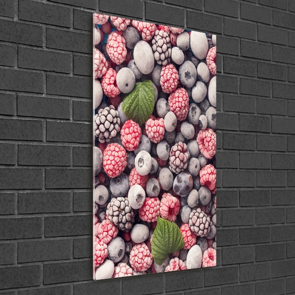 Acrylic print Frozen fruit