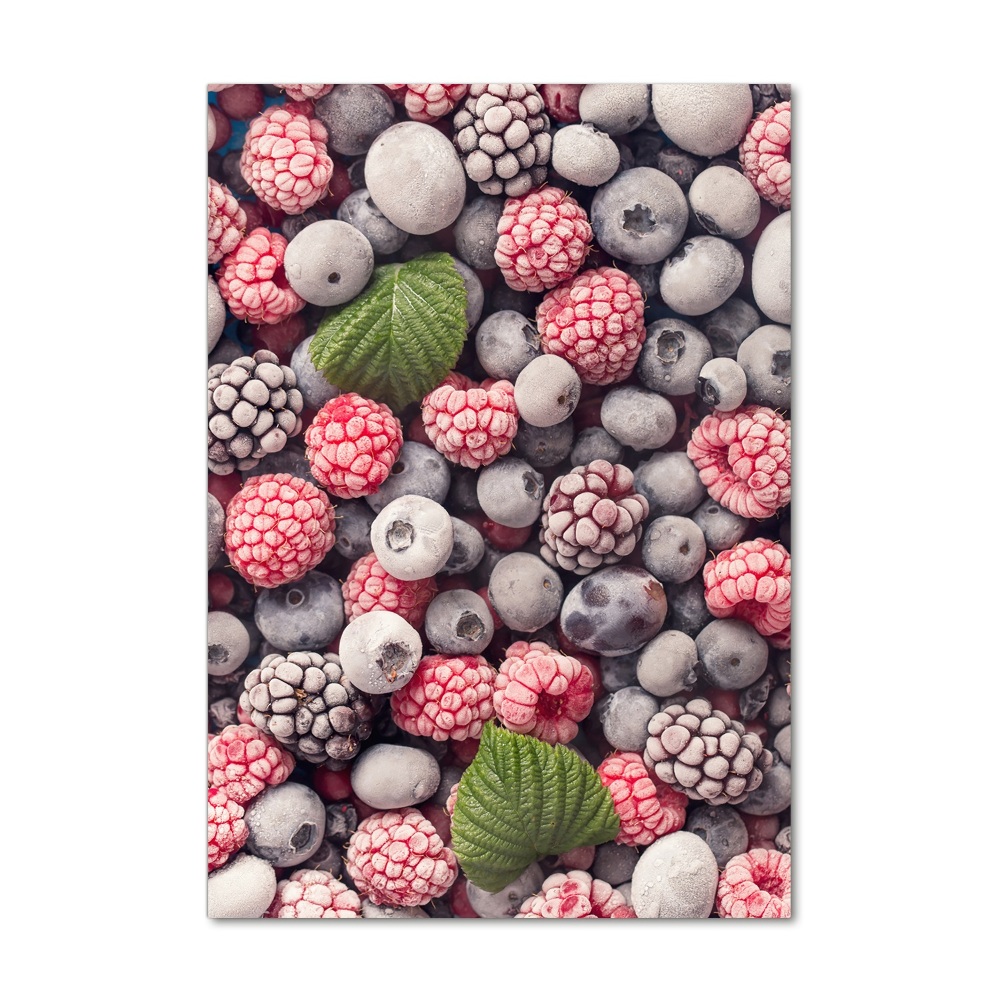 Acrylic print Frozen fruit