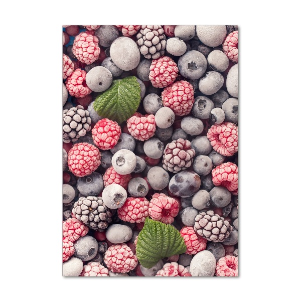 Acrylic print Frozen fruit