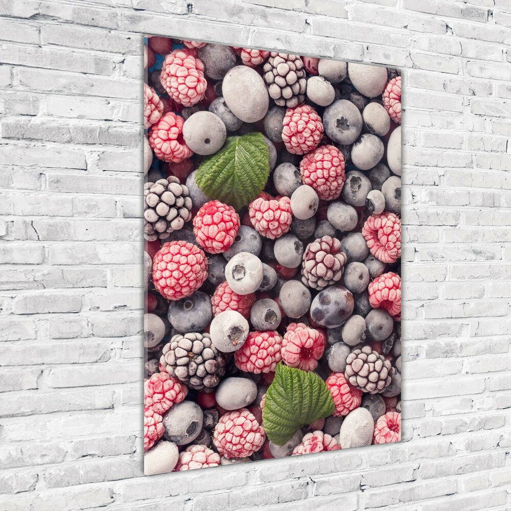 Acrylic print Frozen fruit