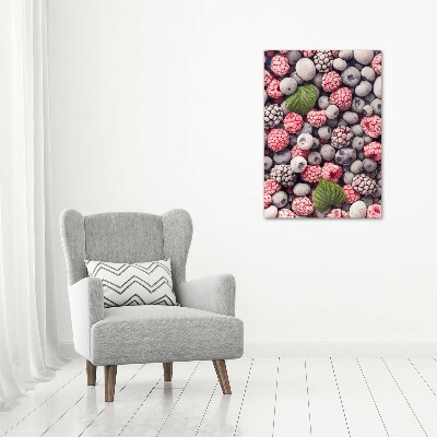 Acrylic print Frozen fruit