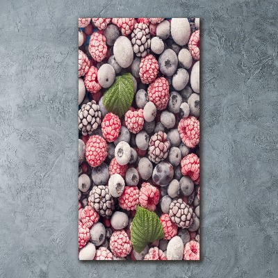 Acrylic print Frozen fruit