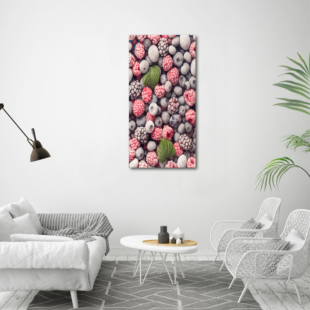 Acrylic print Frozen fruit