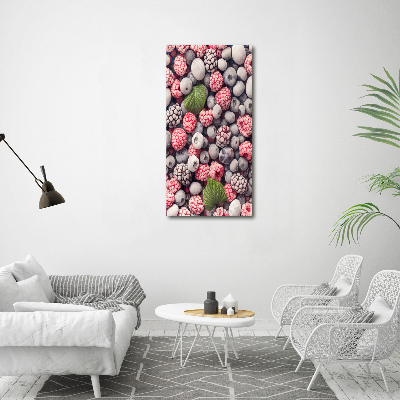 Acrylic print Frozen fruit