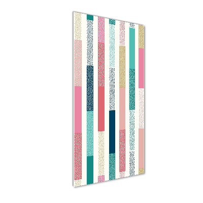 Acrylic wall art Colorful stripes