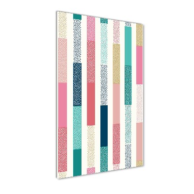 Acrylic wall art Colorful stripes