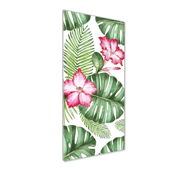 Print on acrylic Hawaiian pattern