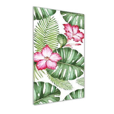 Print on acrylic Hawaiian pattern