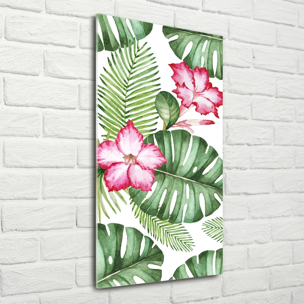 Print on acrylic Hawaiian pattern