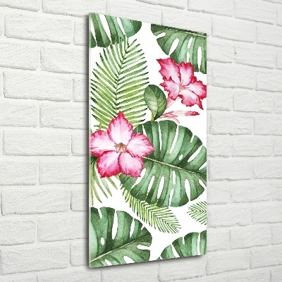 Print on acrylic Hawaiian pattern