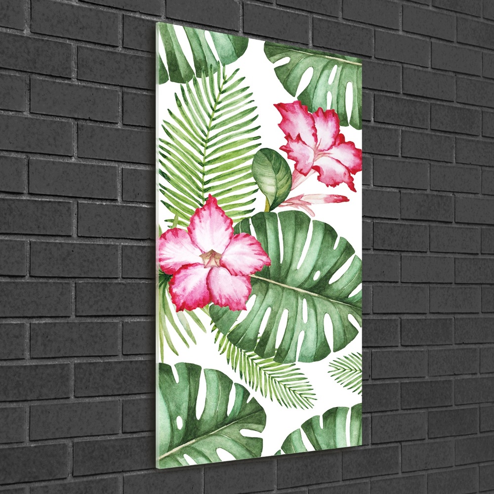 Print on acrylic Hawaiian pattern