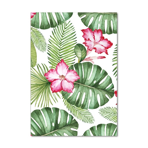 Print on acrylic Hawaiian pattern