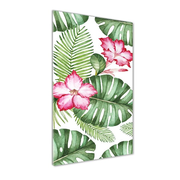 Print on acrylic Hawaiian pattern