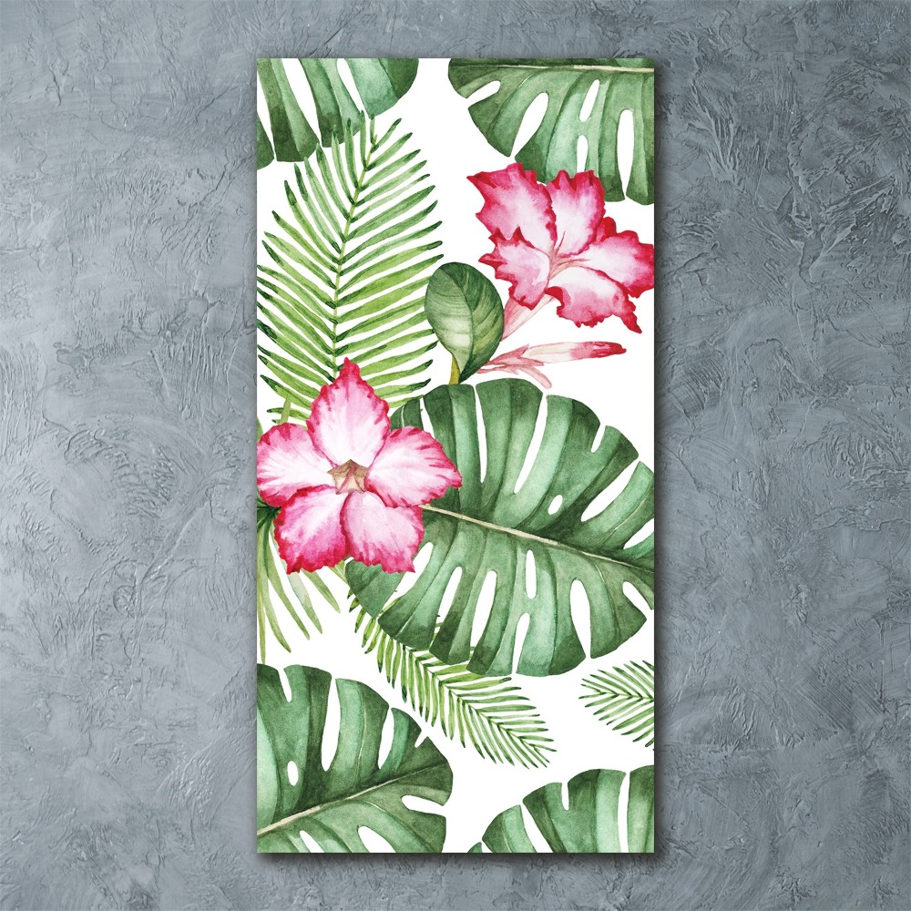 Print on acrylic Hawaiian pattern