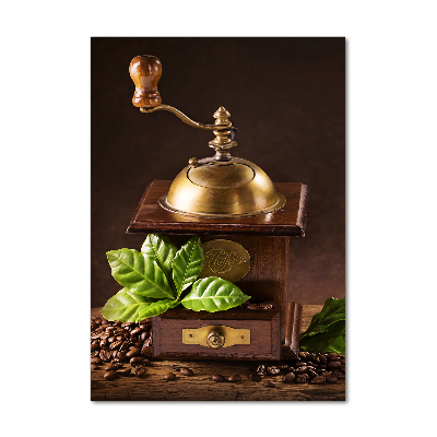 Acrylic print Coffee grinder