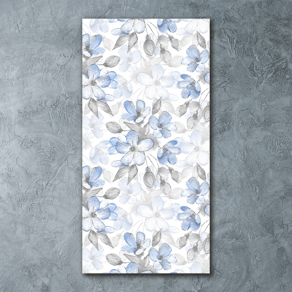 Acrylic wall art Floral pattern