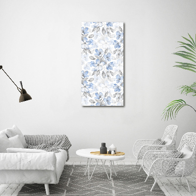 Acrylic wall art Floral pattern