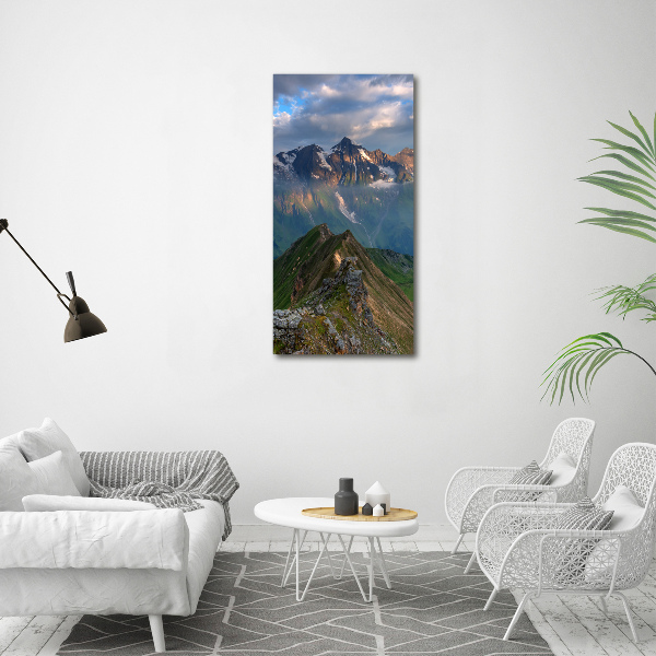 Print on acrylic Mountain peaks