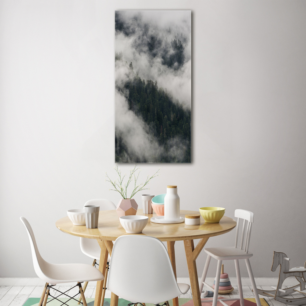 Print on acrylic Cloud over the forest