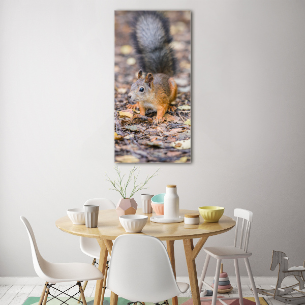 Print on acrylic Squirrel in the forest