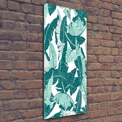 Print on acrylic Tropical leaves