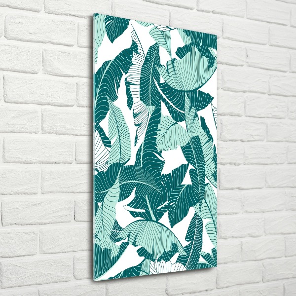 Print on acrylic Tropical leaves