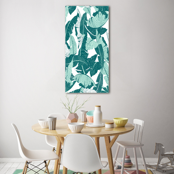 Print on acrylic Tropical leaves