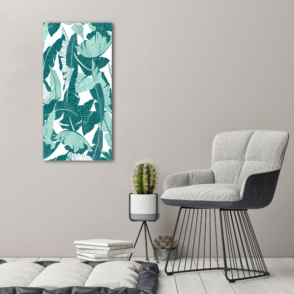 Print on acrylic Tropical leaves