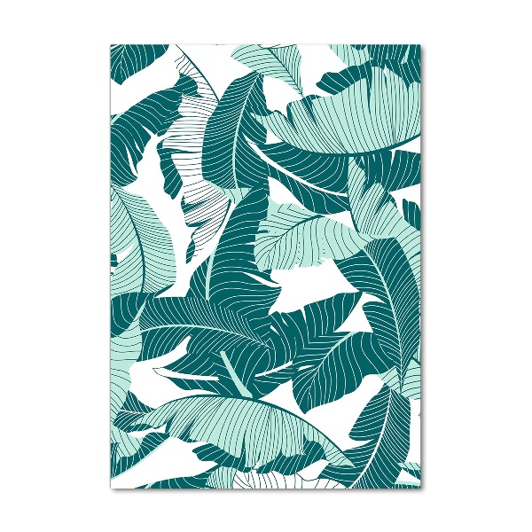 Print on acrylic Tropical leaves