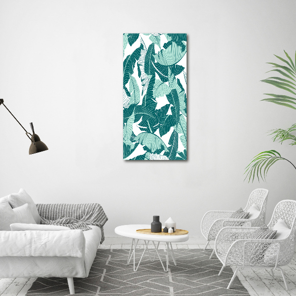 Print on acrylic Tropical leaves