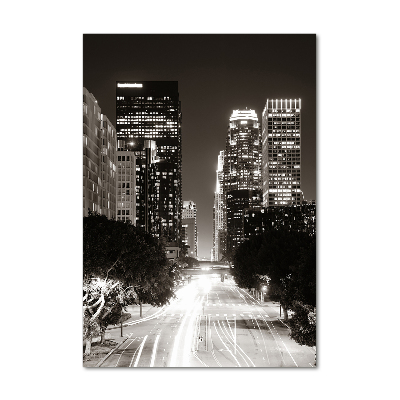 Print on acrylic Los Angeles at night